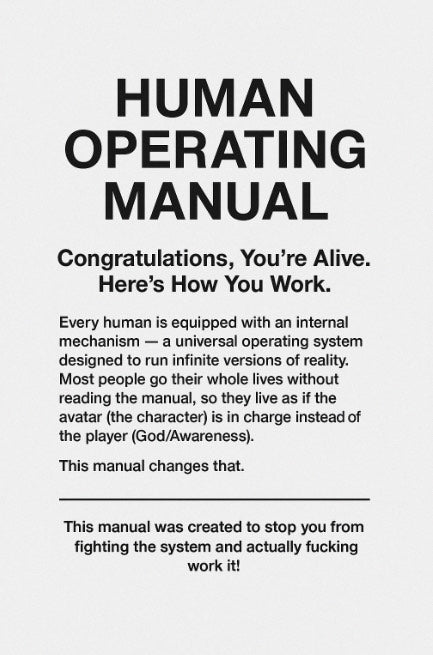 HUMAN OPERATING MANUAL